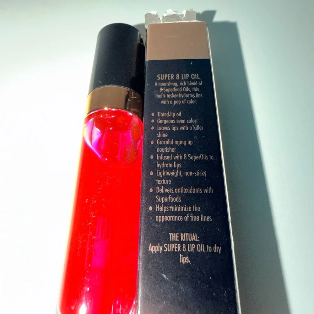 Vensa Super 8 Lip Oil - pink shine NEW